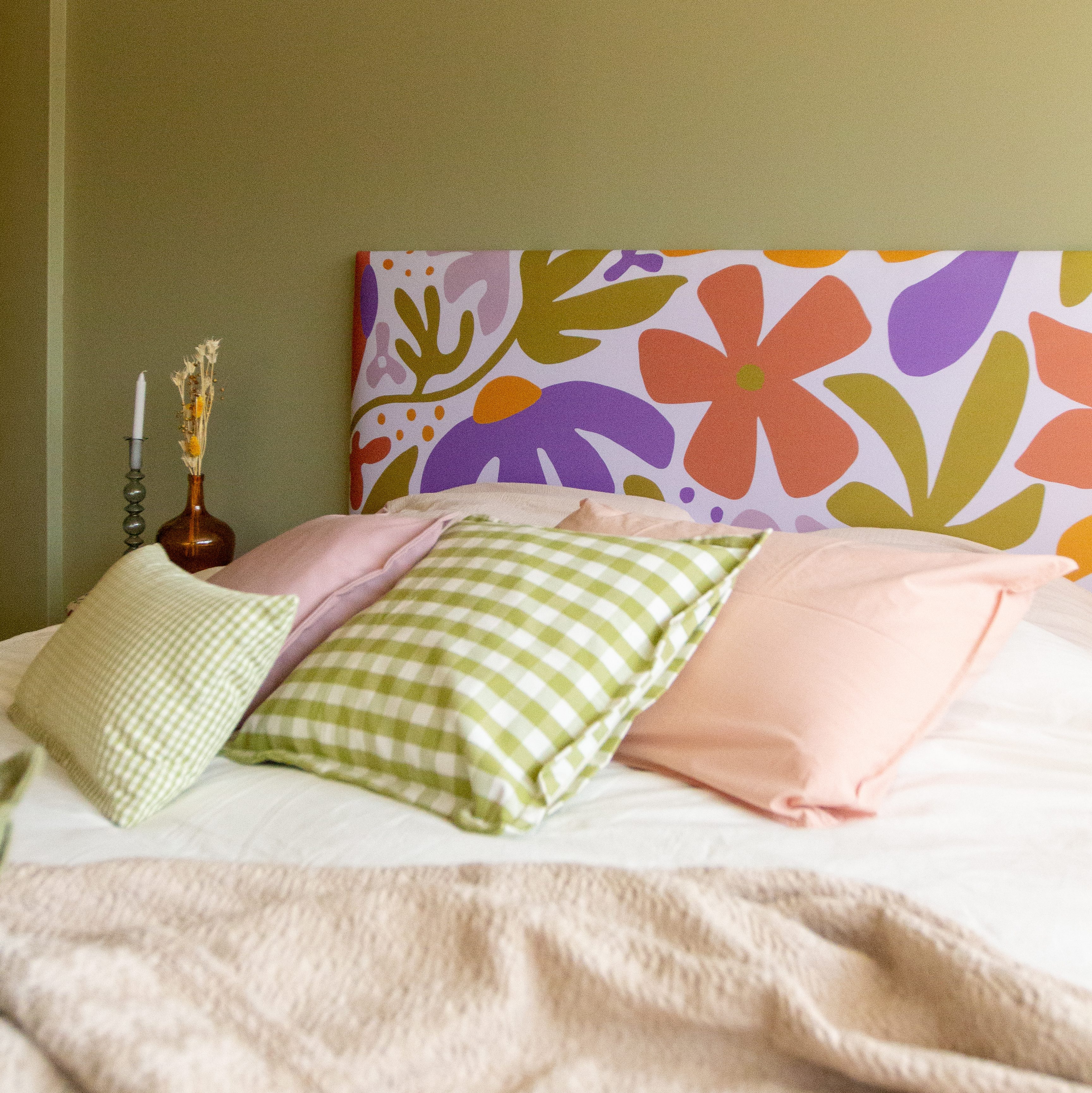 motif tete de lit illustrée