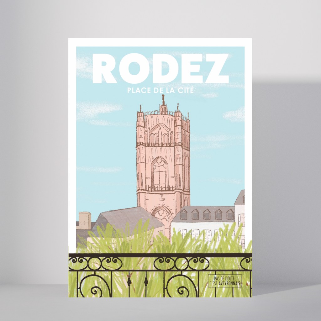 carte souvenir rodez