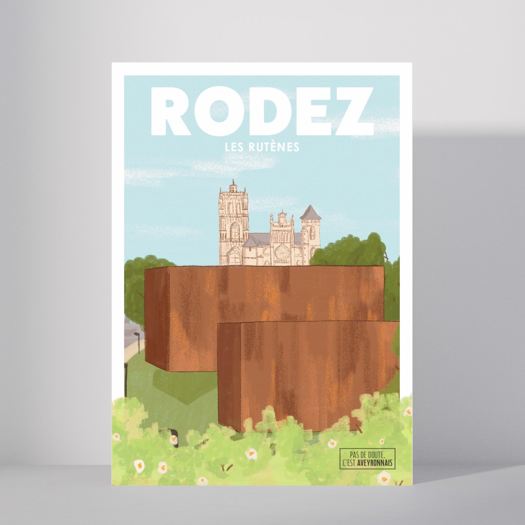 carte souvenir rodez